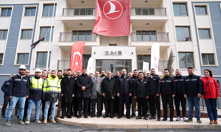 THY'nin Adıyaman'daki depremzedeler için yaptırdığı 1000 konutluk mahalle projesinde sona gelindi