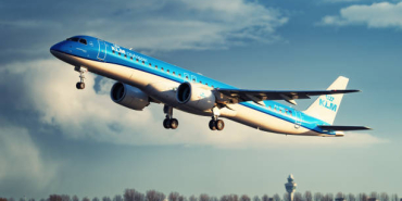KLM Embraer E2 taking off from Amsterdam Schiphol AirportDate: Nov 28, 2021