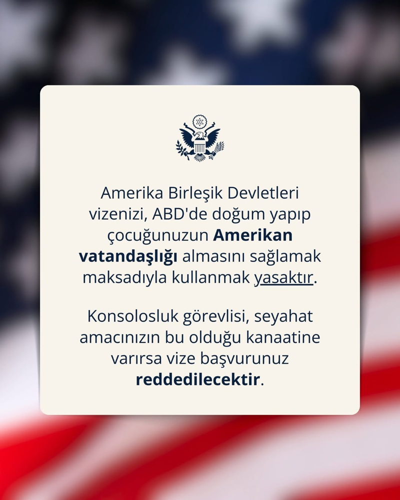 ABD’nin Ankara Büyükelçiliği’nden “doğum” için vize uyarısı 1 IMG 8213