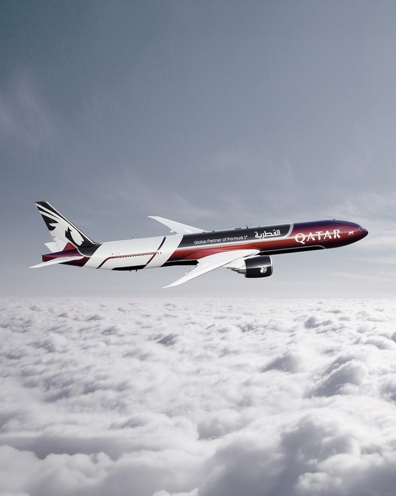 Qatar Airways,l Formula 1 temalı özel uçağını tanıttı 1 IMG 1667