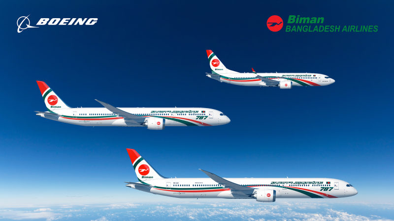 Biman Bangladesh Airlines Boeing’den 14 uçak sipariş etti 1 b 3 e1777578588161