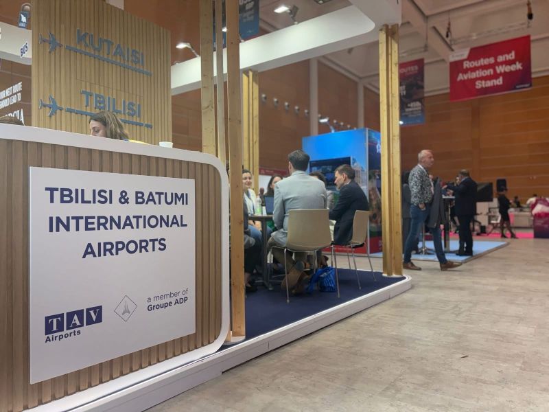 TAV Georgia ‘Routes Europe 2026’da Tiflis ve Batum Havalimanları’nı tanıttı 1 tav batumi 2