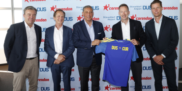 Christian Hein, Paul Schwaiger, Yıldıray Karaer, Lars Redeligx (DUS Airport CEO), Martin de Boer