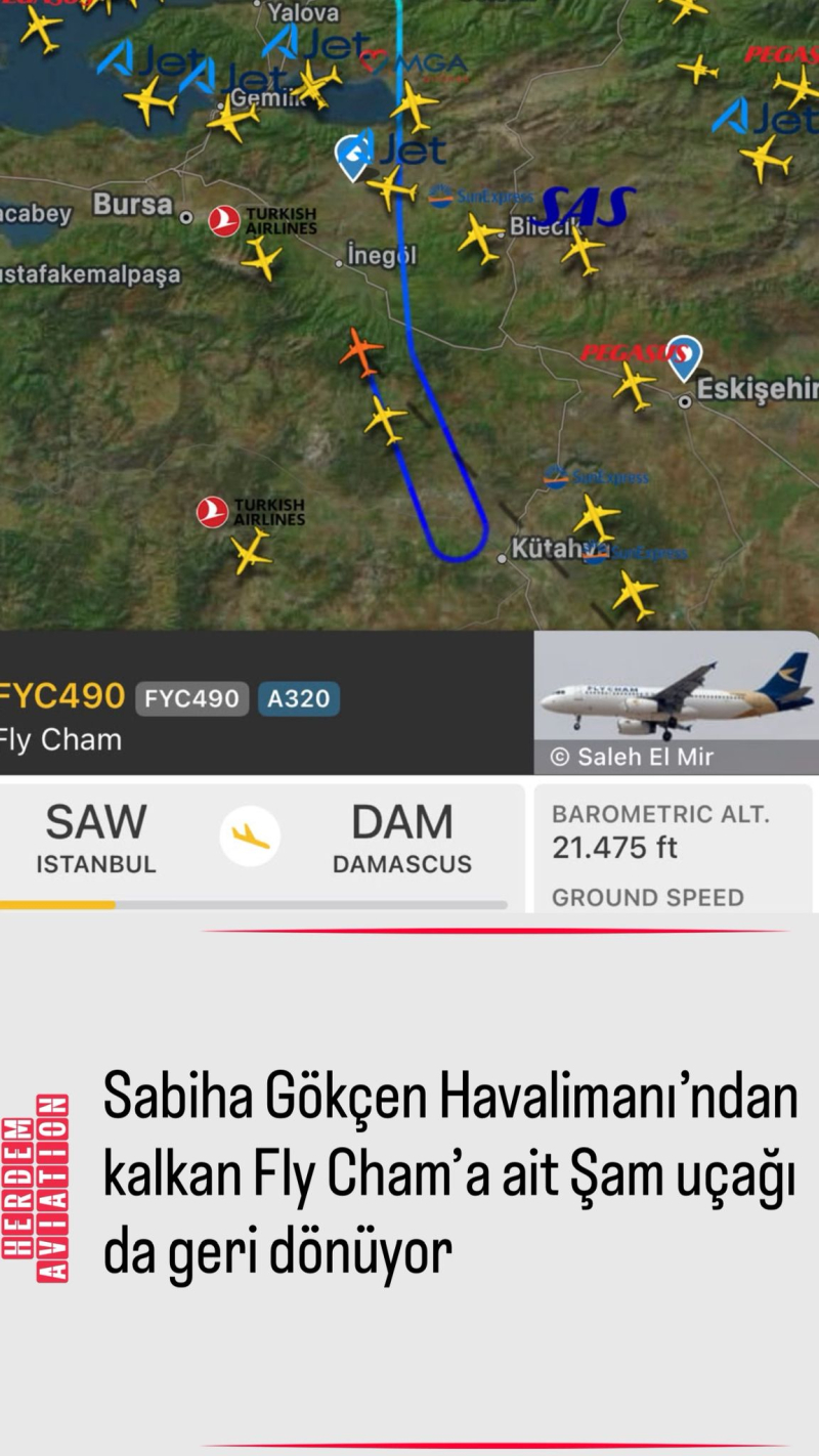 İran'ın İsrail'e saldıracağı iddiaları hava trafiğini etkiledi uçaklar rotalarını değiştirdi 3 IMG 20260607 WA0003 e1780863170749
