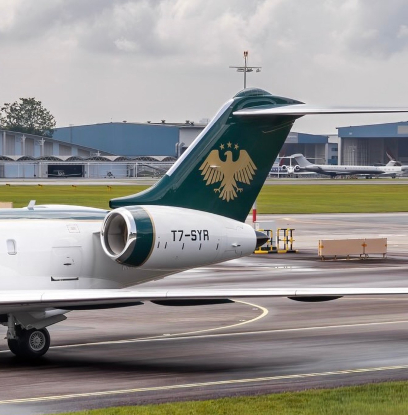 Şam'a gelen Bombardier Global 6000 Suriye'nin yeni devlet uçağı mı? 1 20260708 1555182 e1783515689396