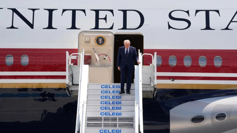 ABD Adalet Bakanlığı Air Force One ile ilgili 'güvenlik zaafiyeti' haberi nedeniyle 4 gazeteciyi mahkemeye çağırdı 1 20260708 220024 e1783806649637