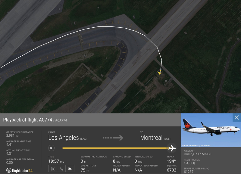 Air Canada uçağı Montreal'de pistten çıktı 1 20260710 064813 e1783655408438
