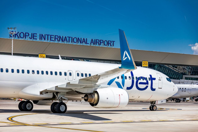 TAV Macedonia AJet’in Ankara ve Bodrum uçuşlarını törenle karşıladı 1 tav ajet e1783015799943