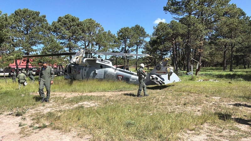 Meksika Hava Kuvvetleri'ne ait UH-60M Black Hawk acil iniş yaptı 1 IMG 20260829 180610 905 e1788016154175
