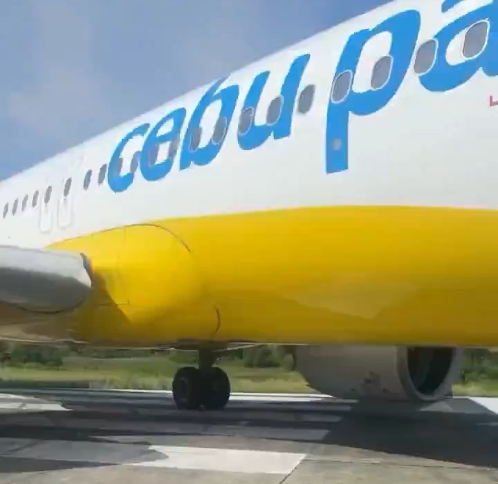 Cebu Pacific uçağının burun iniş takımı pist dönüşünde çim alana çıktı 2 Screenshot 20260809 1003462
