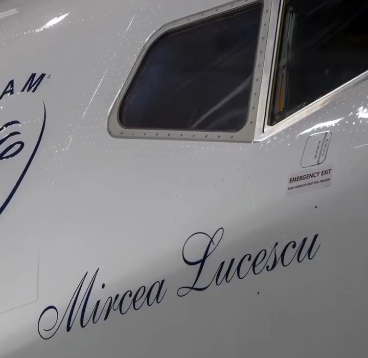 TAROM'un yeni Boeing 737 MAX uçağı "Mircea Lucescu" adını taşıyacak 1 Screenshot 20260810 1847543