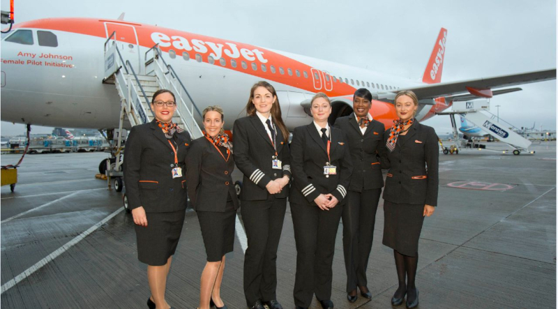 easyJet womens day flight e1786554456153
