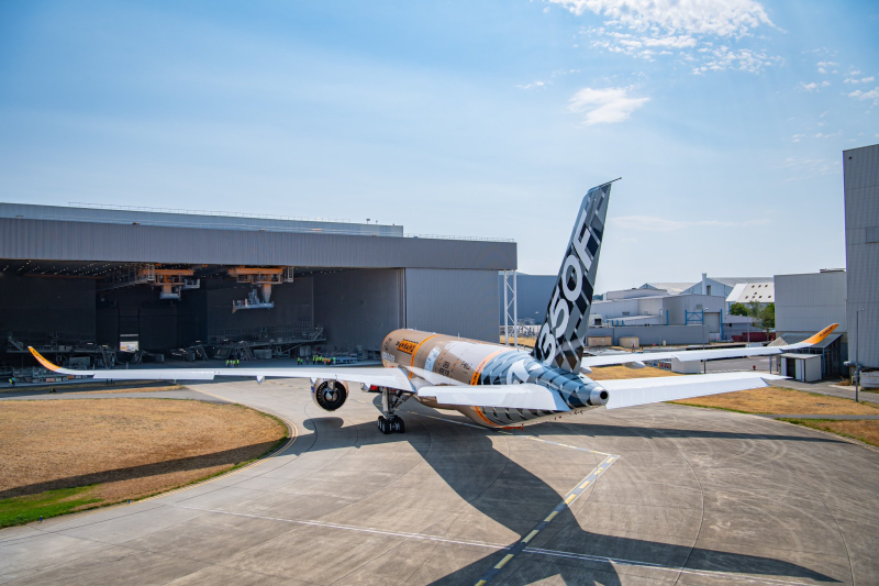 Airbus’ın yeni A350F uçağının özel tasarımı 4 yıllık çalışmayla tamamlandı 2 HROKthdXoAQjj z e1788363498369