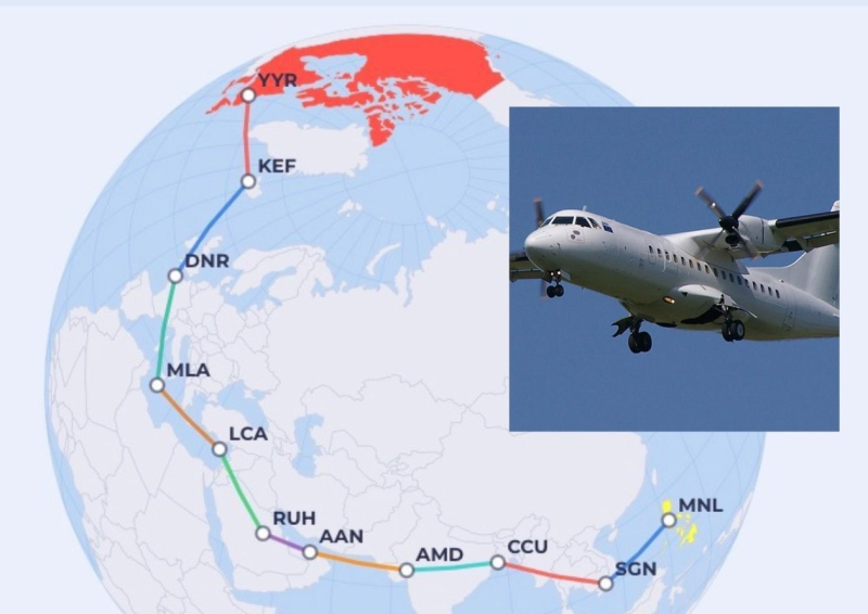 ATR 72'den 21 bin kilometrelik sıra dışı teslimat uçuşu 1 HRmeiZVbMAAywa72 e1788771848365