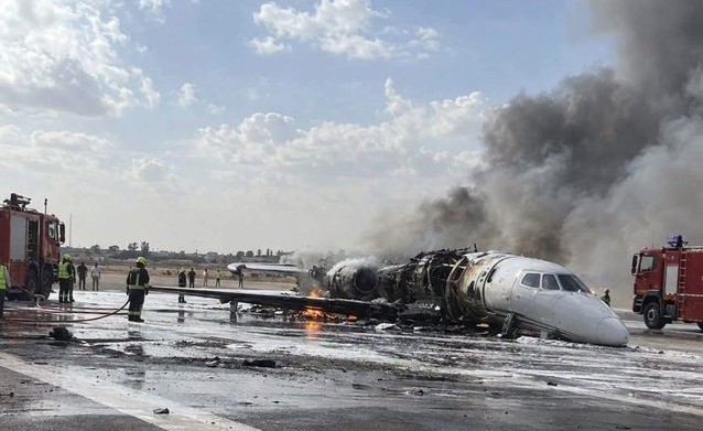 Misrata'da kaza yapan jetin pilotları serbest bırakıldıktan sonra Türkiye'ye döndü 1 HSLMTiqa8AEgPQl2
