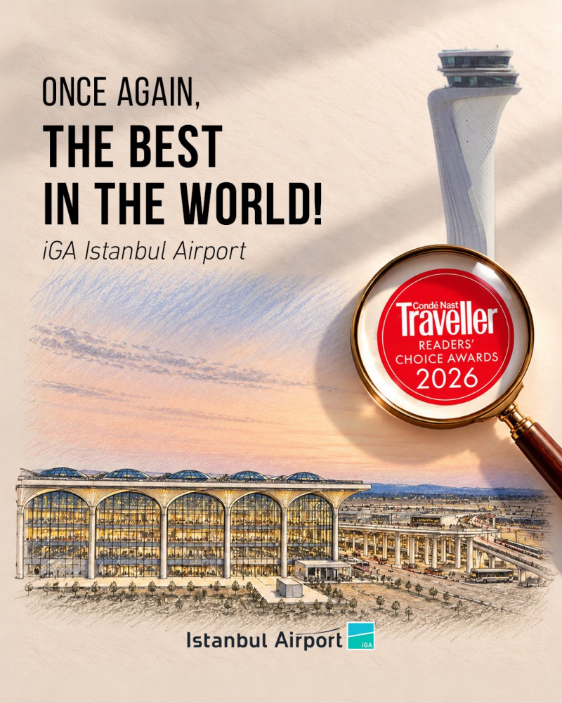 İGA İstanbul Havalimanı, Condé Nast Traveller’ın 2026 ödüllerinde dünyanın en iyisi seçildi 1 HVYreLrWEAADW Y e1792834312720