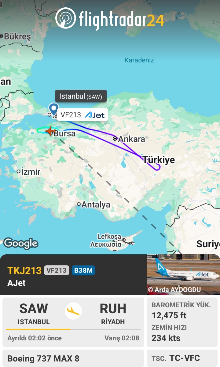 THY ve AJet uçakları Riyad Havalimanı'na yapılan saldırıların ardından İstanbul'a dönüyor 2 Screenshot 20261007 2350152